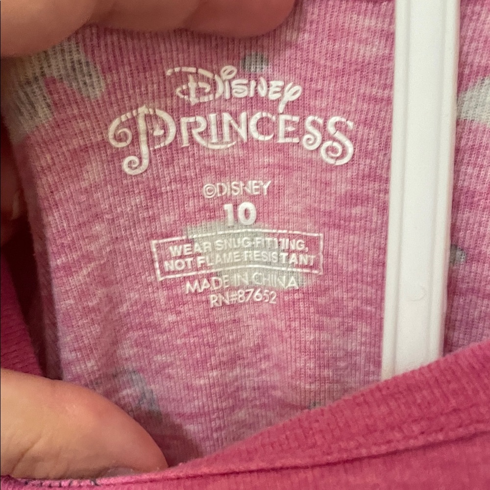 DISNEY UGC Girls Sz 10 Ariel Little Mermaid Pink Pajama Set - Picture 5 of 11